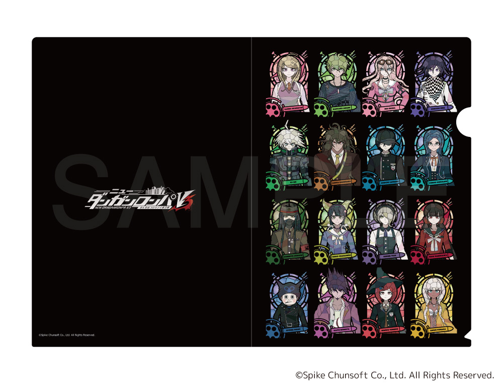 ニューダンガンロンパV3 キャラステンドシリーズ クリアファイル