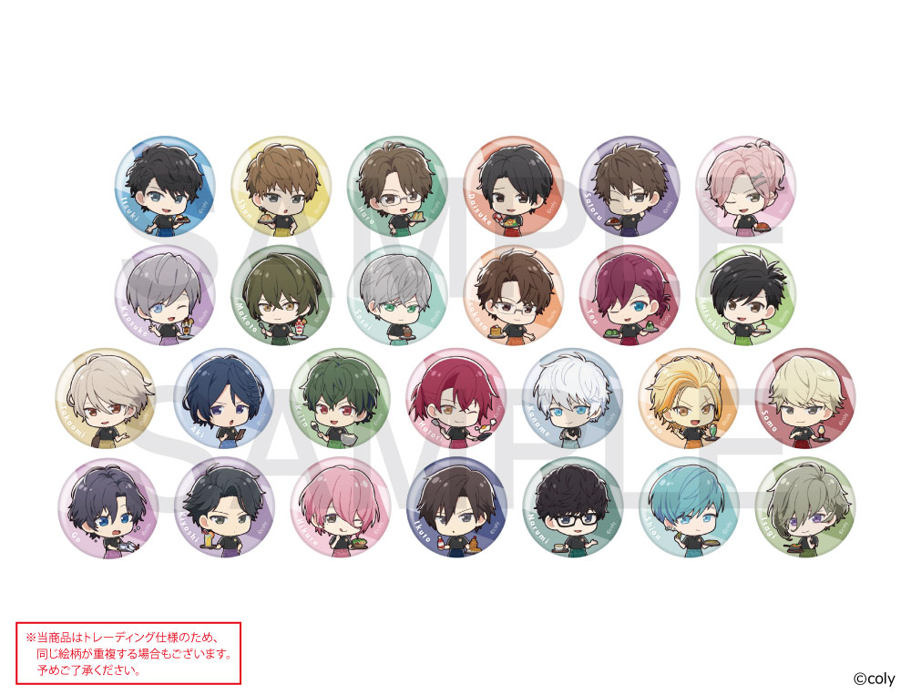 スタンドマイヒーローズ×mixx garden トレーディング缶バッジ