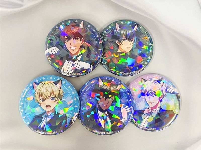 Obey Me!×mixx garden2023 黒猫執事喫茶2 トレーディングホログラム缶