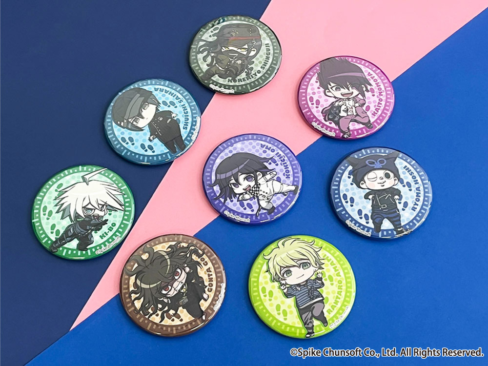 ニューダンガンロンパV3 ちびっとすてっぷ トレーディング缶バッジA