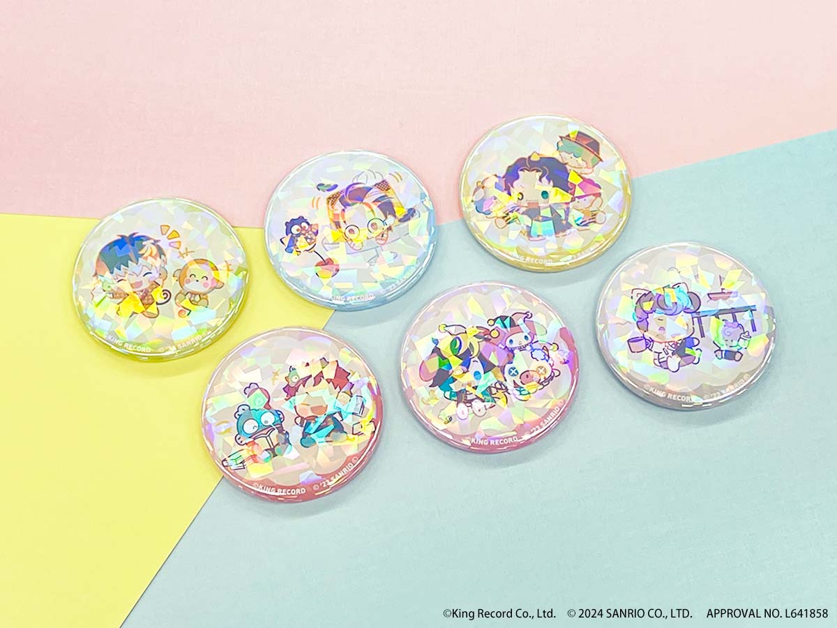 ヒプノシスマイク SANRIO NAKAYOKU EDIT』2023 ホログラム缶バッジBOX