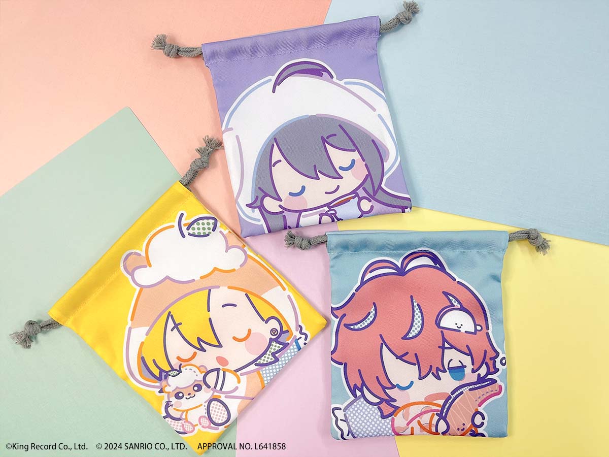 ヒプノシスマイク SANRIO NAKAYOKU EDIT』2023 ポケットつき巾着
