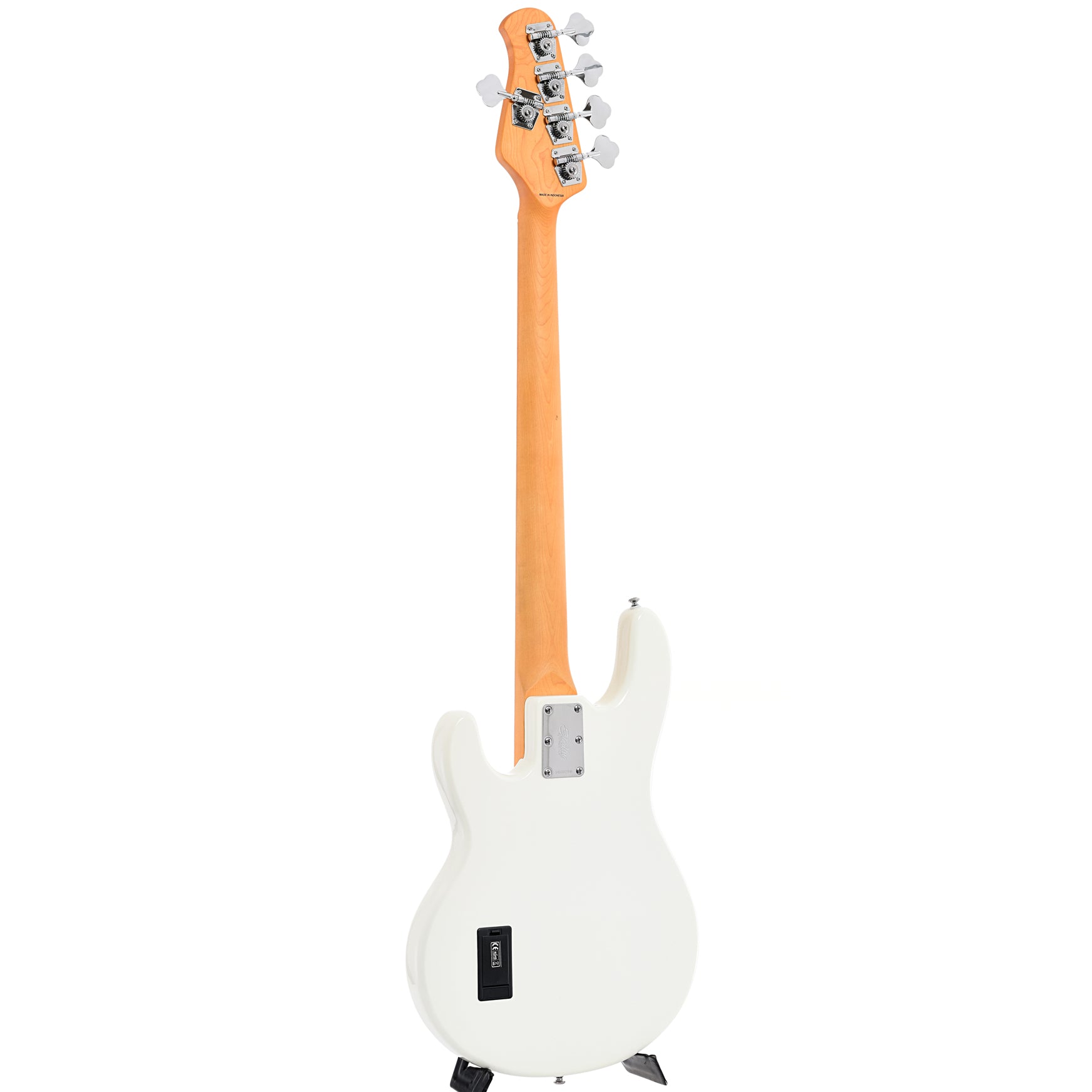 Sterling by Music Man RAY25CA 5-String Bass, Olympic White