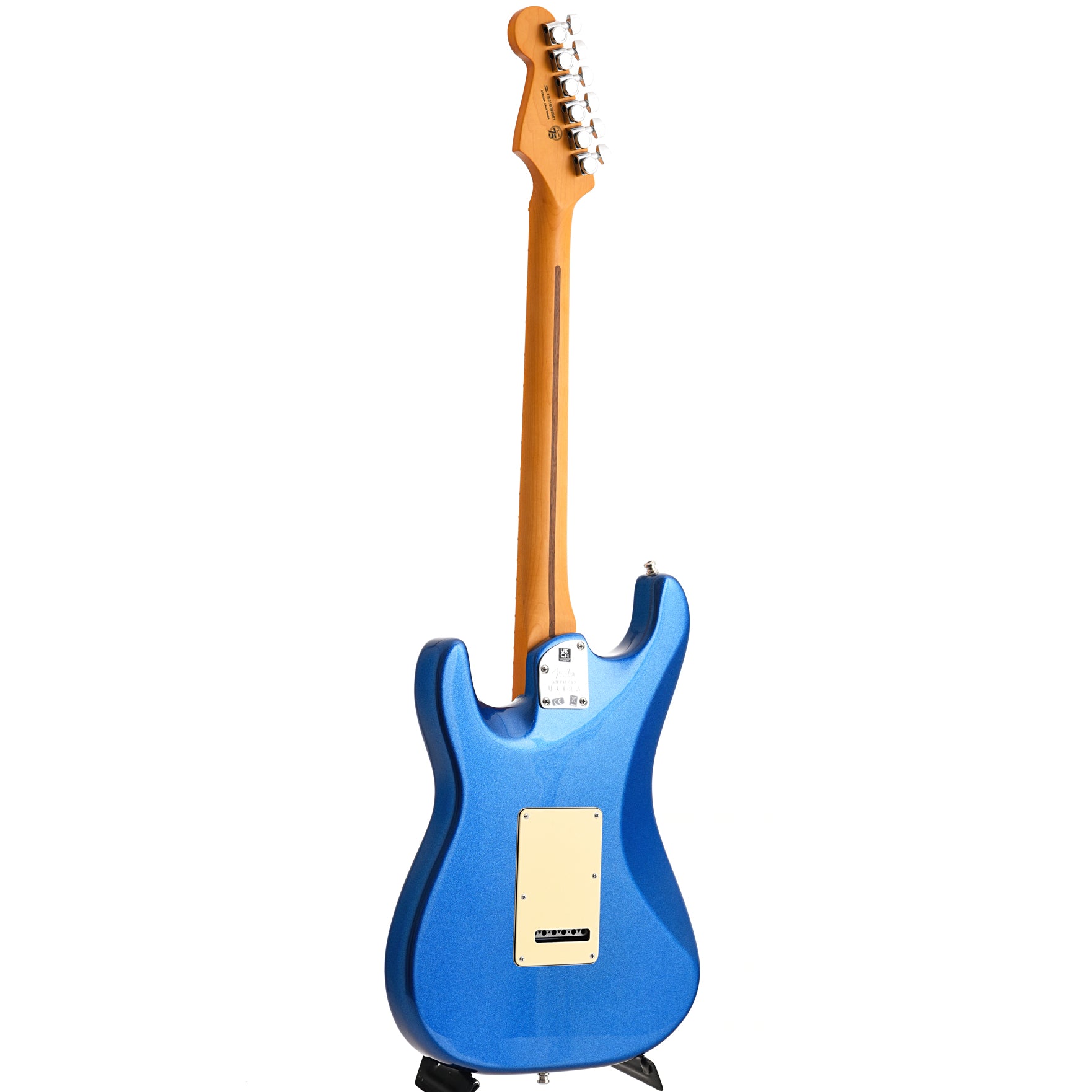 Fender American Ultra Stratocaster, Cobra Blue – Elderly Instruments