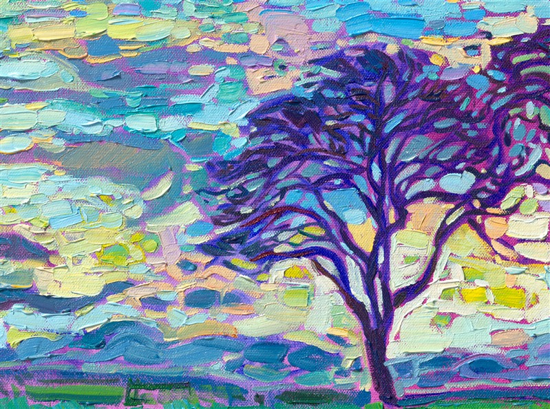 Mustard Fields - Contemporary Impressionism Paintings by Erin Hanson