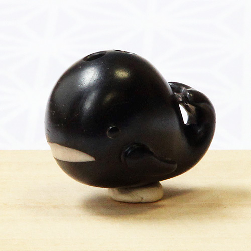 黒檀根付 クジラ（黒檀）【2019年03月08日公開】｜京都の着物和装小物