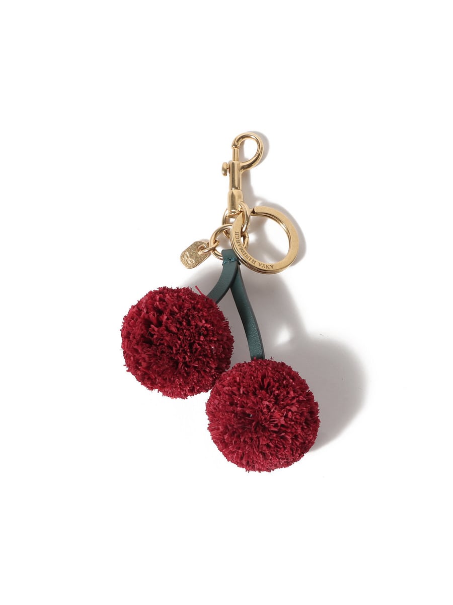 ANYA HINDMARCH / ラフィア チェリー チャーム｜ESTNATION ONLINE