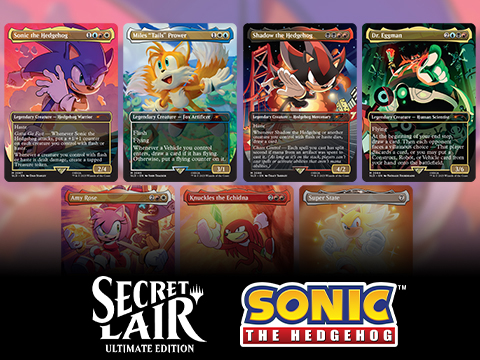 Magic: The Gathering Secret Lair x Sonic: Friends & Foes (Model