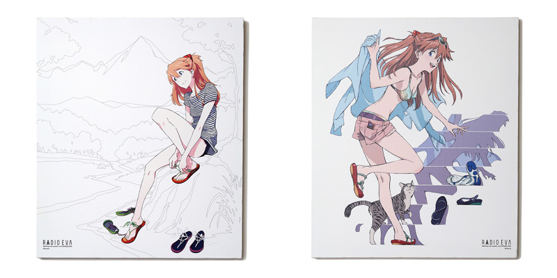 RADIO EVA7周年を記念し、歴代人気グラフィックや描き下しイラストの