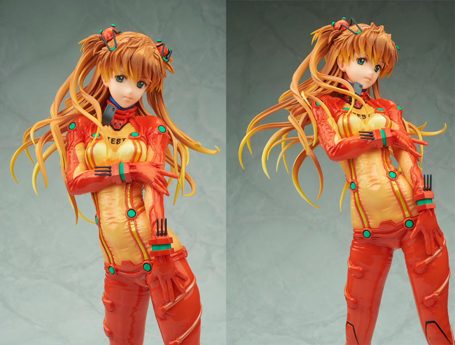 式波・アスカ・ラングレー テスト用プラグスーツVer. 大迫力の1/4