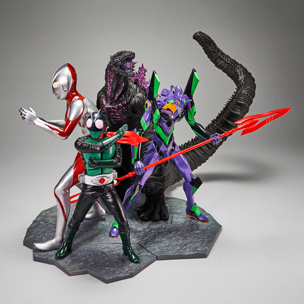 シン・ジャパン・ヒーローズ・ユニバース アートヴィネットが4体セット