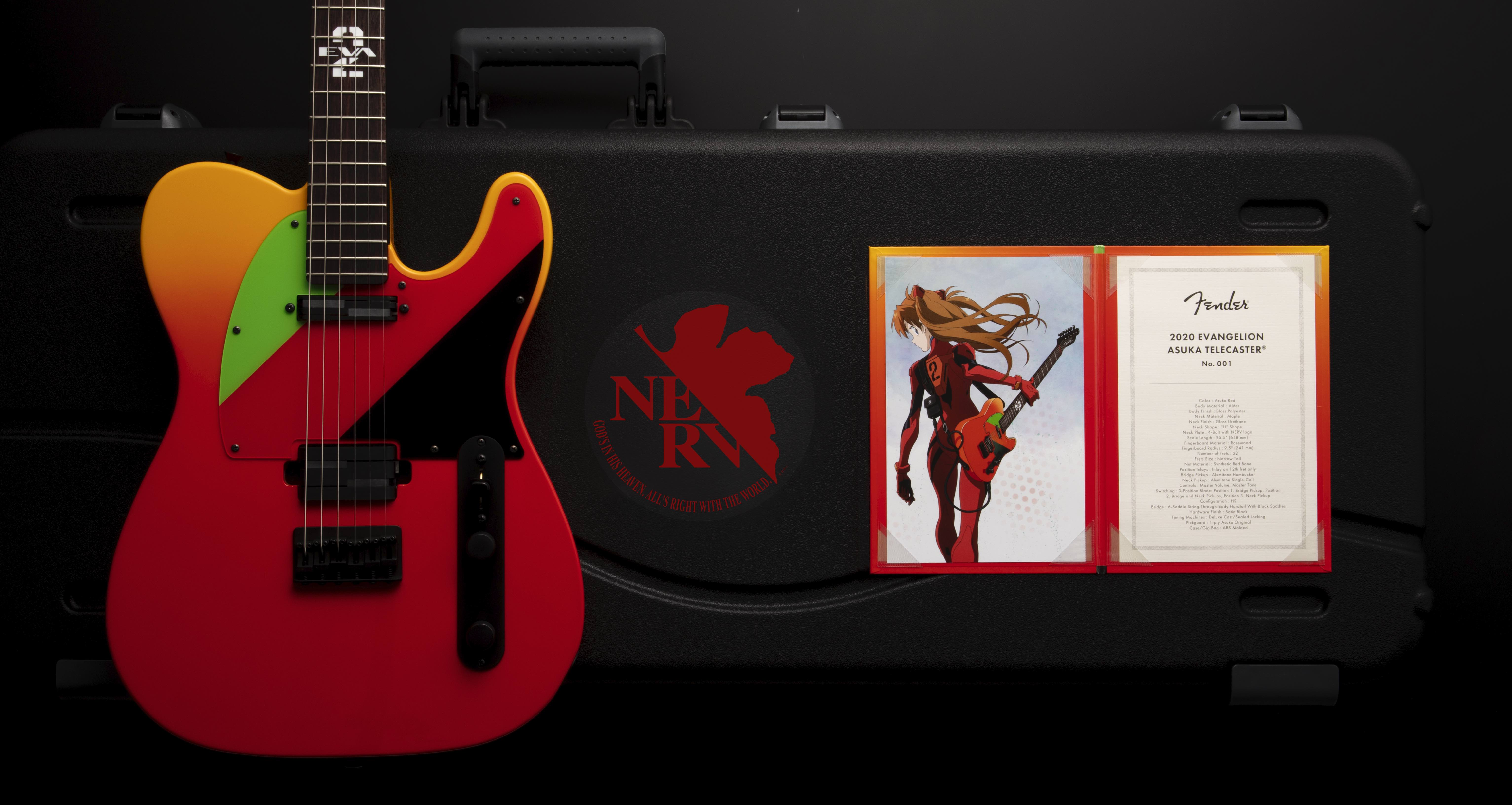 EVA x Fender 『2020 EVANGELION ASUKA TELECASTER®』が発表！