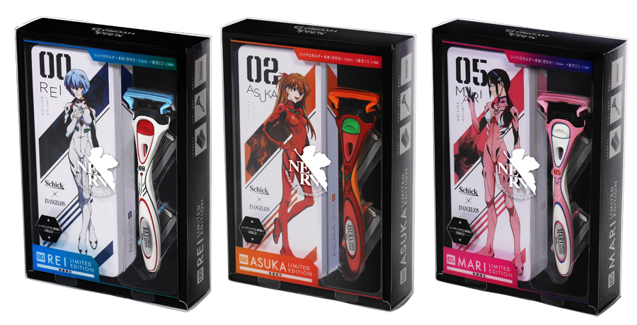 Schick×EVANGELIONプラグスーツモデルカミソリが登場！2月22日（月