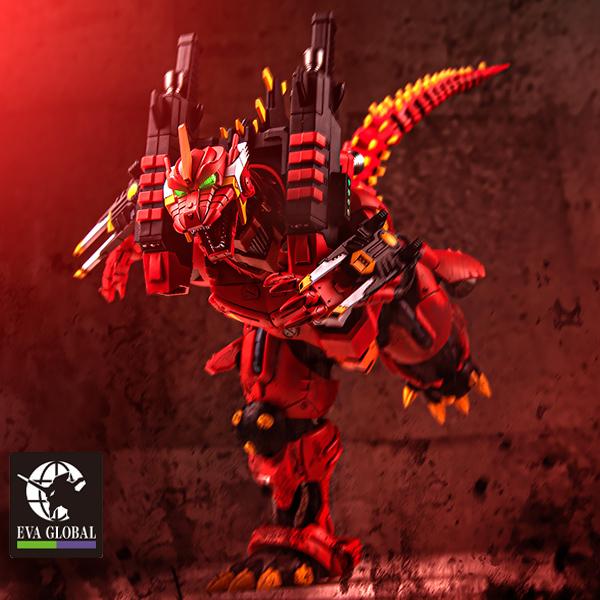 新品 ゴジラ対エヴァンゲリオン 3式機龍 エヴァ2号機カラーVer. プラモデル ゴジラ対エヴァンゲリオン」3式機龍〈改〉が2号機カラーでプラモデル化