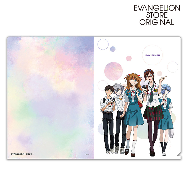 EVA STOREオリジナル クリアファイル レイ＆アスカ＆マリ: グッズ