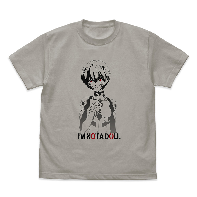 エヴァンゲリオン 綾波レイグラデーションTシャツ/LIGHT GRAY（COSPA
