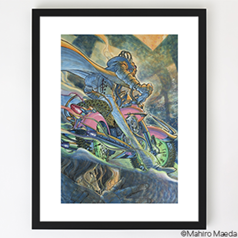 雑 前田真宏 雑画集』発売記念アート展】額装高精彩複製画D（少女