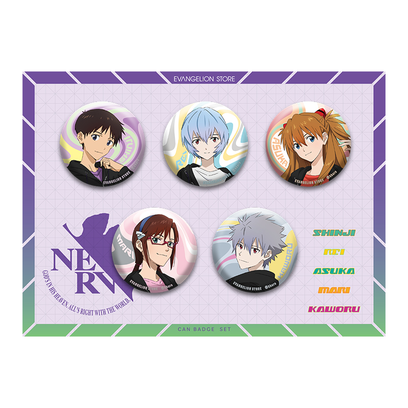 EVA STOREオリジナル 缶バッジセット/Parka style pilot: グッズ・雑貨