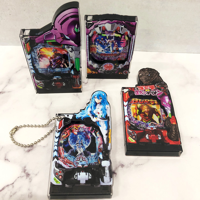エヴァンゲリオン大博覧会】アクリルブロックキーホルダー / Pぱちんこ