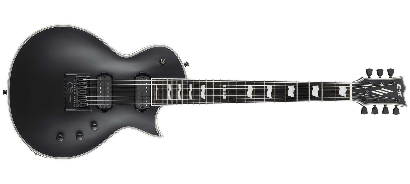 ESP E-II Eclipse-7 EverTune • Black Satin • Made In Japan