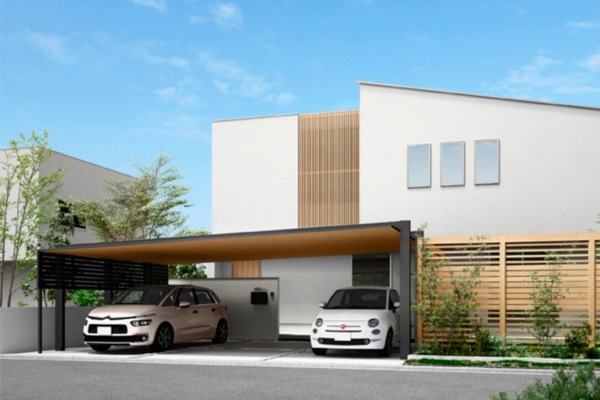 LIXIL カーポートSC 3台用の概算お見積り｜カーポートならエクス