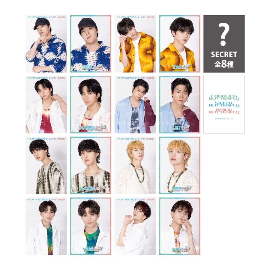 EXILE TRIBE STATION ONLINE STORE｜BUTTERFLY フォトカード/全16種+