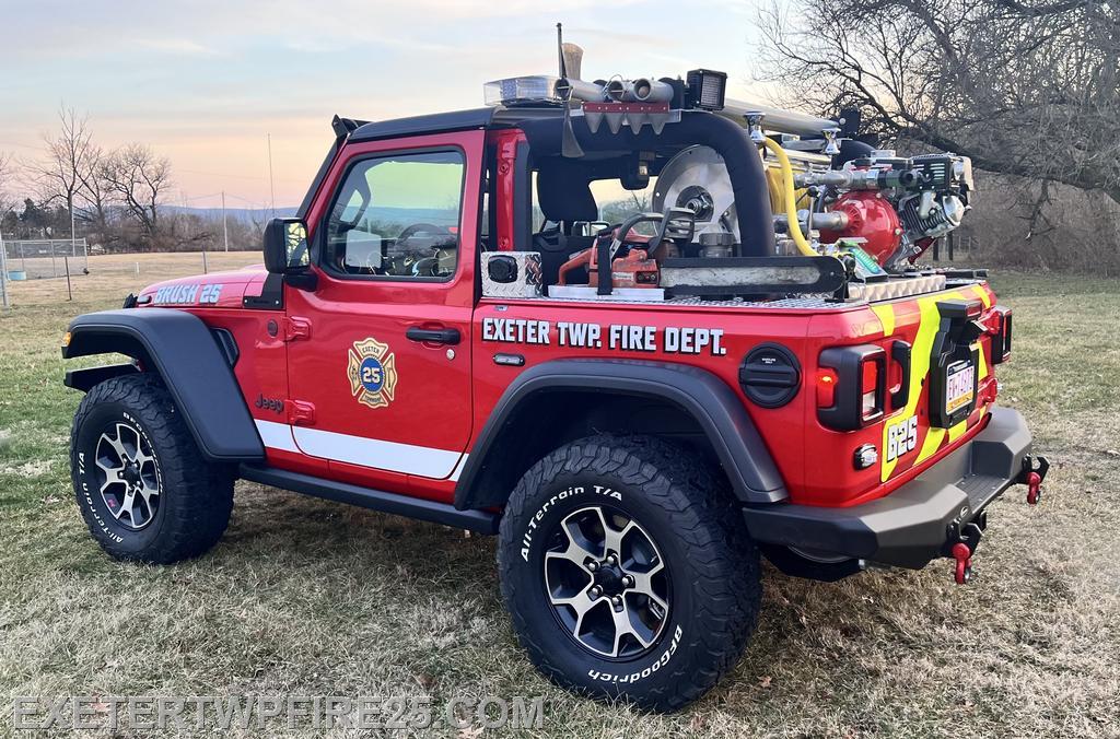 The ETVFD Takes Delivery of The New Brush 25 - Exeter Township