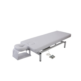 電動昇降マッサージベッドEX ダークブラウン（フェイスマット