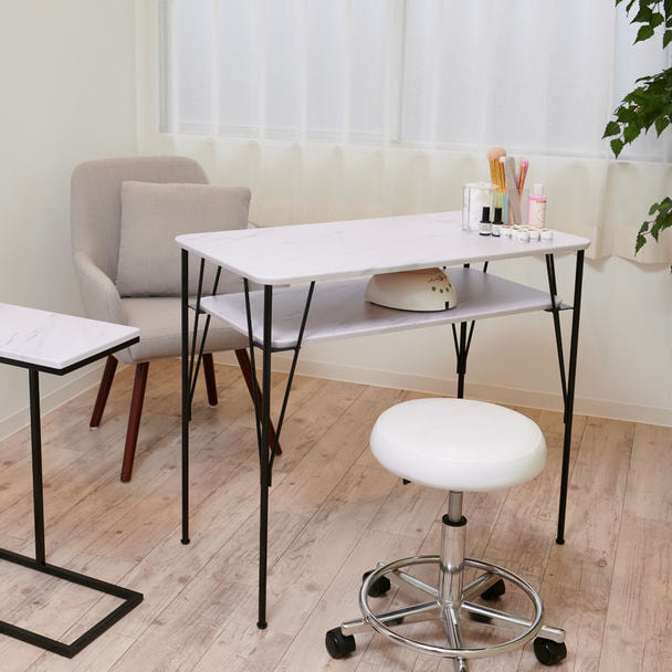 NATURAL Series】ネイルテーブル(選べる天板3色×脚3色)の通販・卸売り