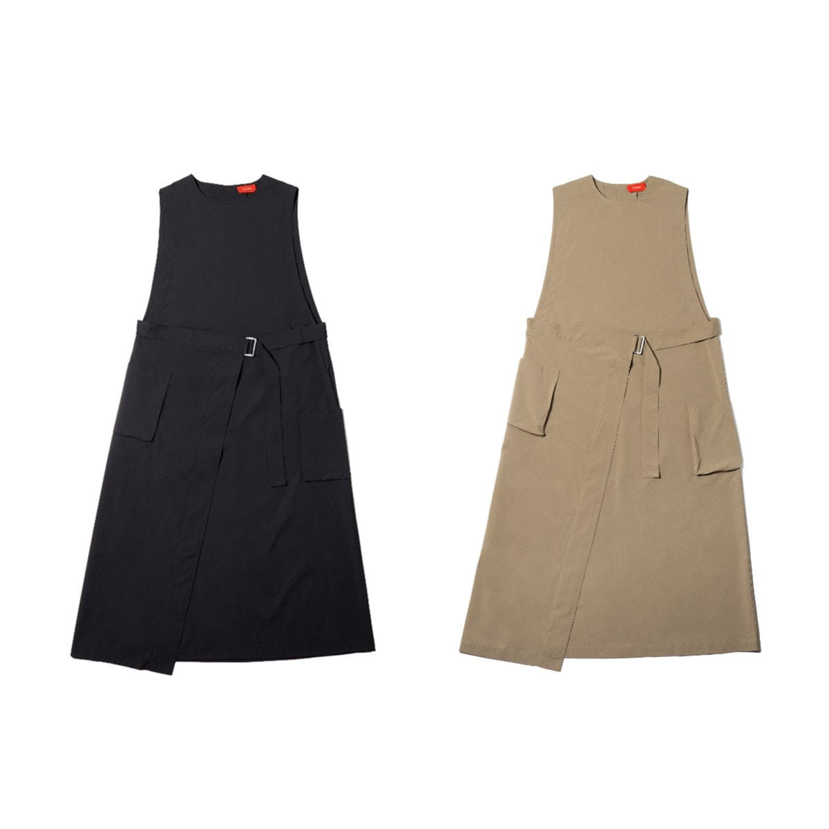 Miss eye d'or】MY FORME ラップエプロンドレス カーキグリーン(F)の