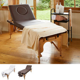 高級低反発木製折りたたみリクライニングベッド009SDX（ベージュ）の