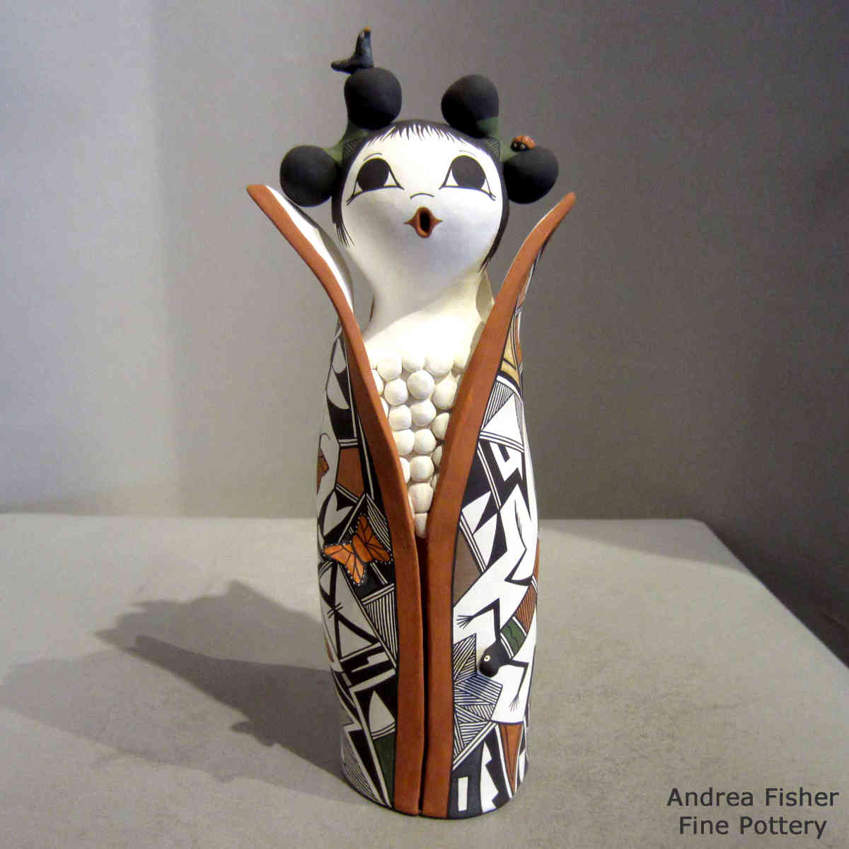 Judy Lewis Corn Maidens | Native American Pottery