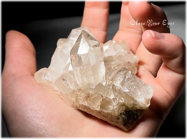 ヒマラヤ・マニカラン産水晶クラスター 09 / 原石 / パワーストーン