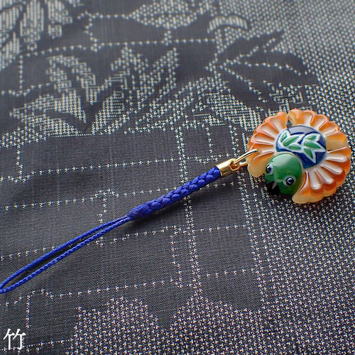 福良雀の根付 | FourSeason雑貨テイストのアクセサリー屋さん