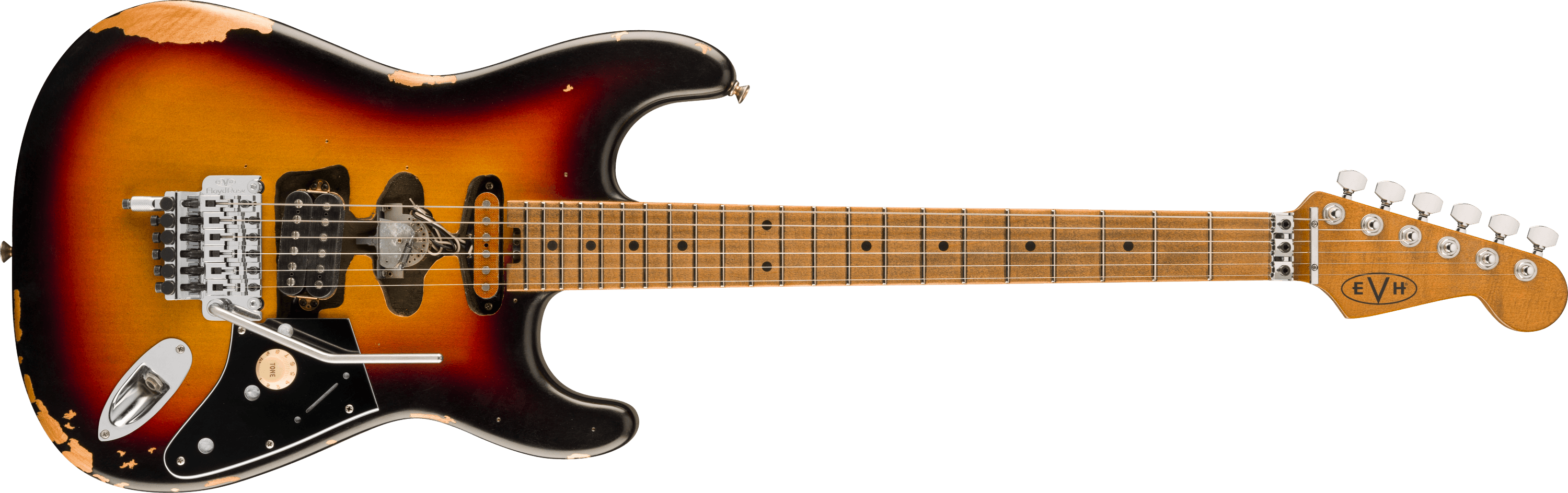 Strat :: EVH® Limited Edition Frankenstein Relic® Series, Maple