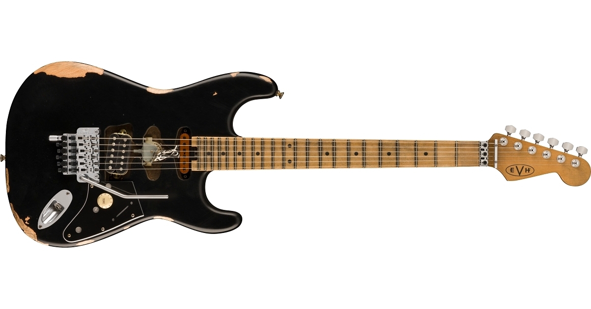 Strat :: EVH® Frankenstein Relic® Series, Maple Fingerboard, Black