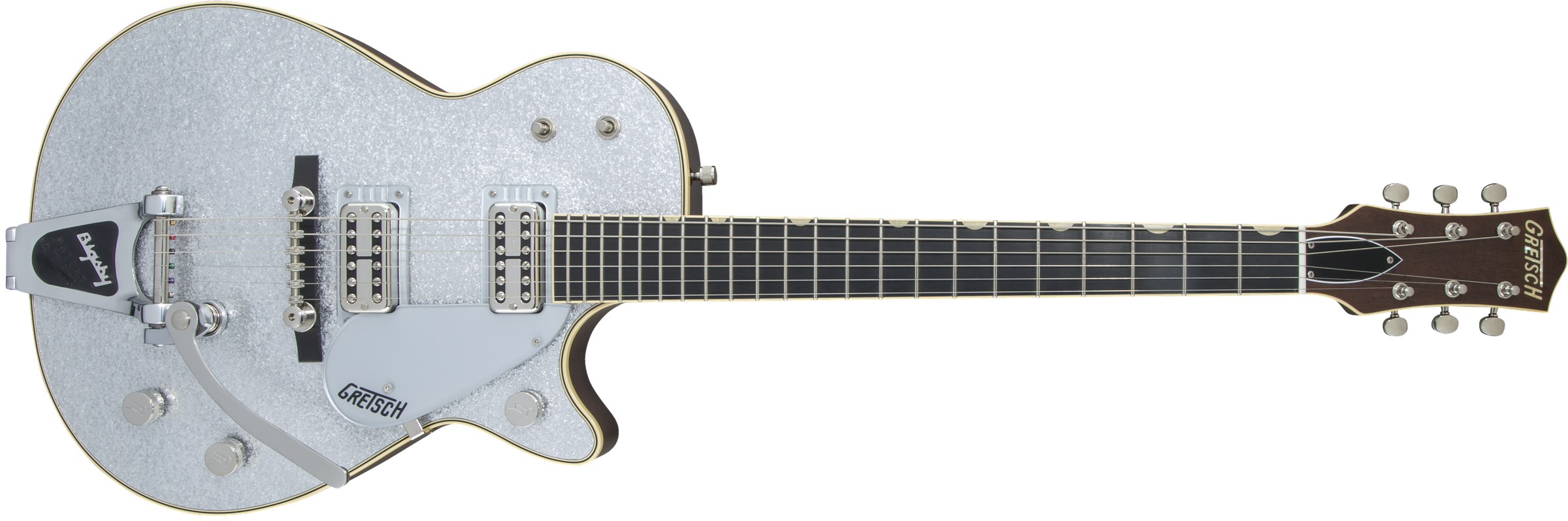Solid Body :: G6129T-59 Vintage Select '59 Silver Jet™ with Bigsby