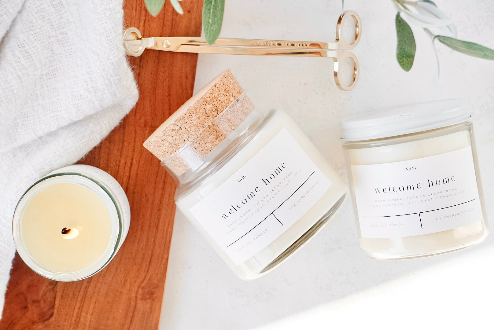 100% Soy Candles Handpoured | 22 oz Standard Glass Candle – Forget