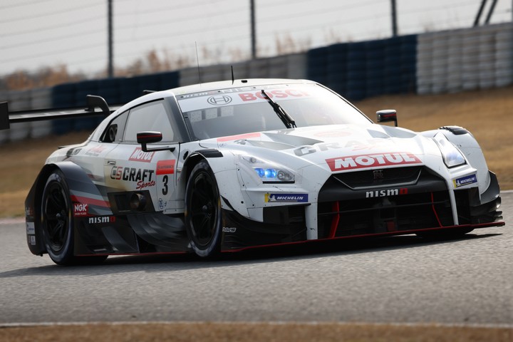 公式テスト岡山: 平手晃平／千代勝正組（CRAFTSPORTS MOTUL GT-R