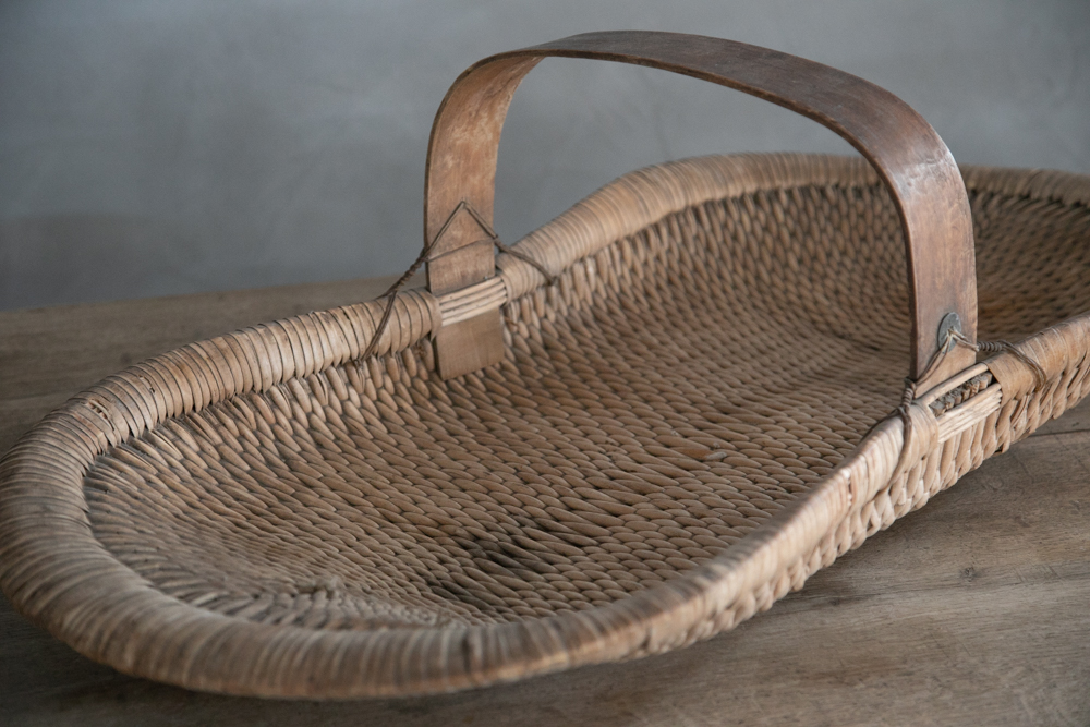 アンティーク バスケット – フランス、ヨーロッパのアンティーク