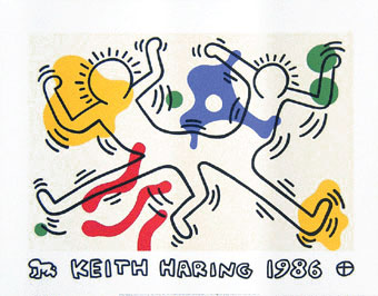 1986/キース・ヘリング【Keith Haring】ポスター | アトリエフォロン