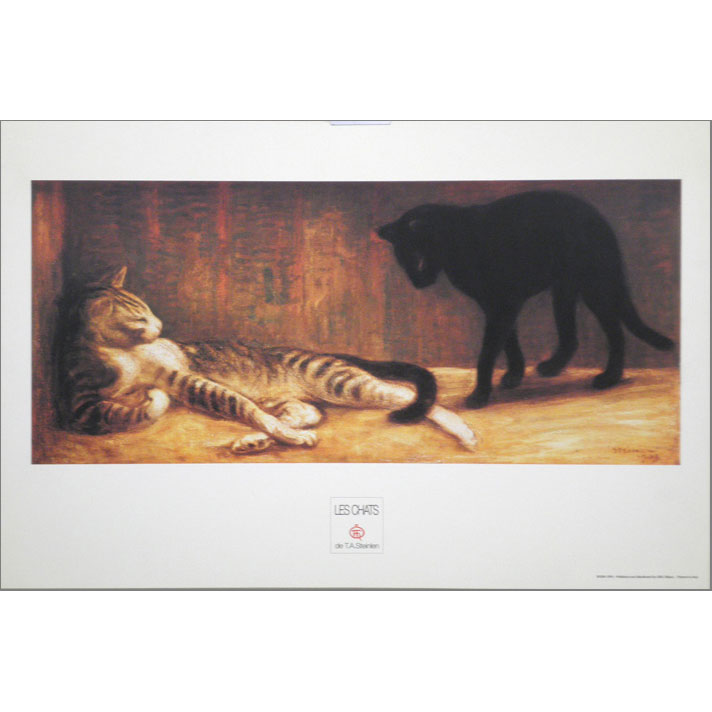 Chat ey Chatte 1903/アレクサンドル・スタンラン【Alexandre Steinlen