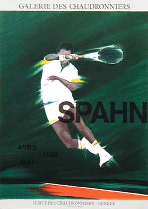 Tennis/ヴィクトル・スパン【Victor Spahn】ポスター | アトリエ