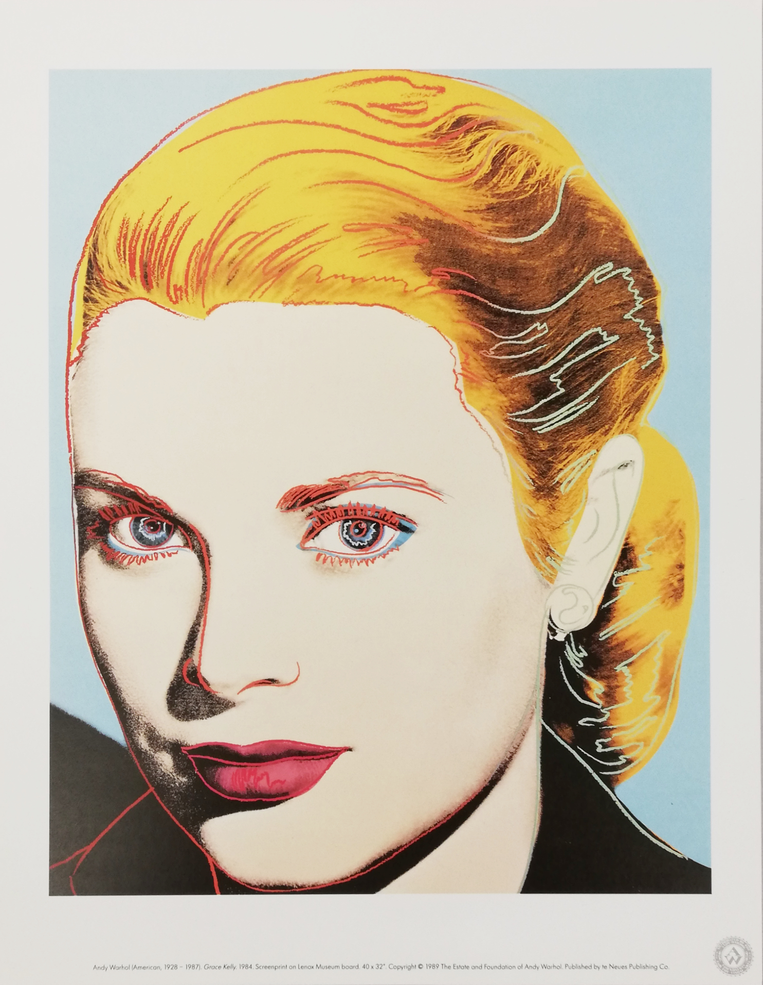 Grace Kelly 1984/アンディ・ウォーホル【Andy Warhol】ポスター