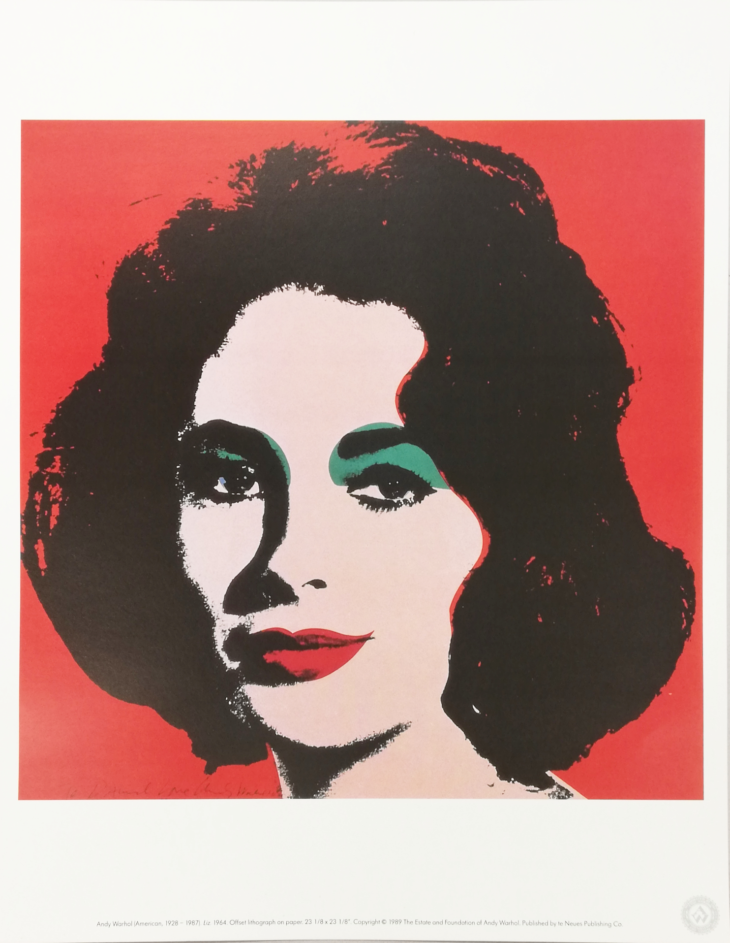 Liz 1964/アンディ・ウォーホル【Andy Warhol】ポスター | アトリエ