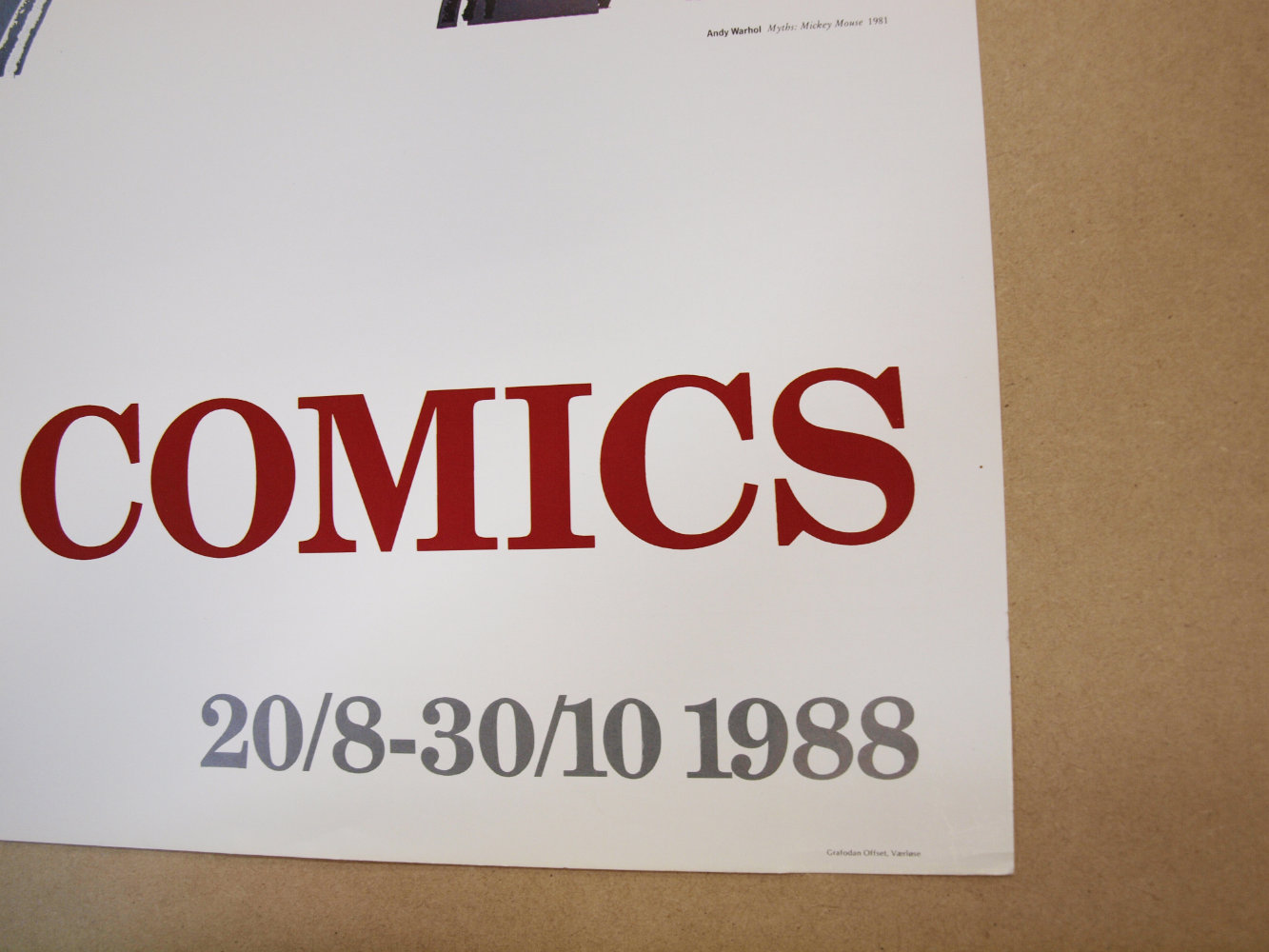 KUNST & COMICS Louisiana,1988 “Mickey Mouse” 1981/アンディ