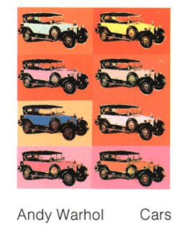 Mercedes Typ 400,1925/アンディ・ウォーホル【Andy Warhol】ポスター