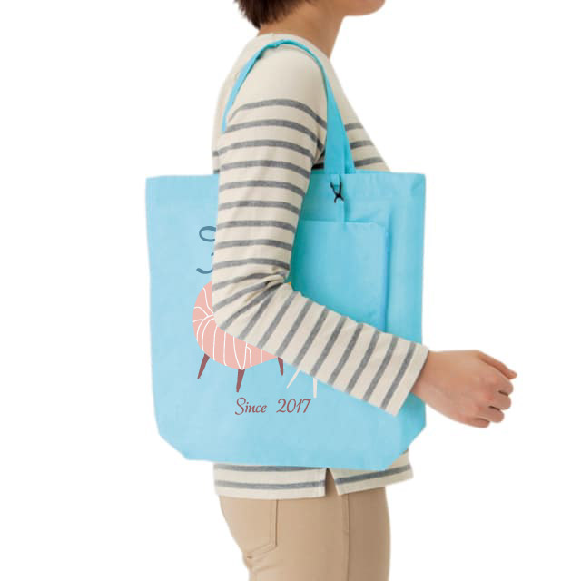 しまえるエコバッグ（M）[MARKLESS STYLE TR-0136]｜オリジナル