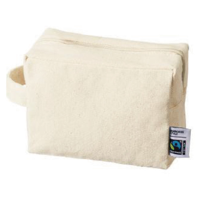 フェアトレードキャンバスファスナーポーチ（M）[MARKLESS STYLE TF