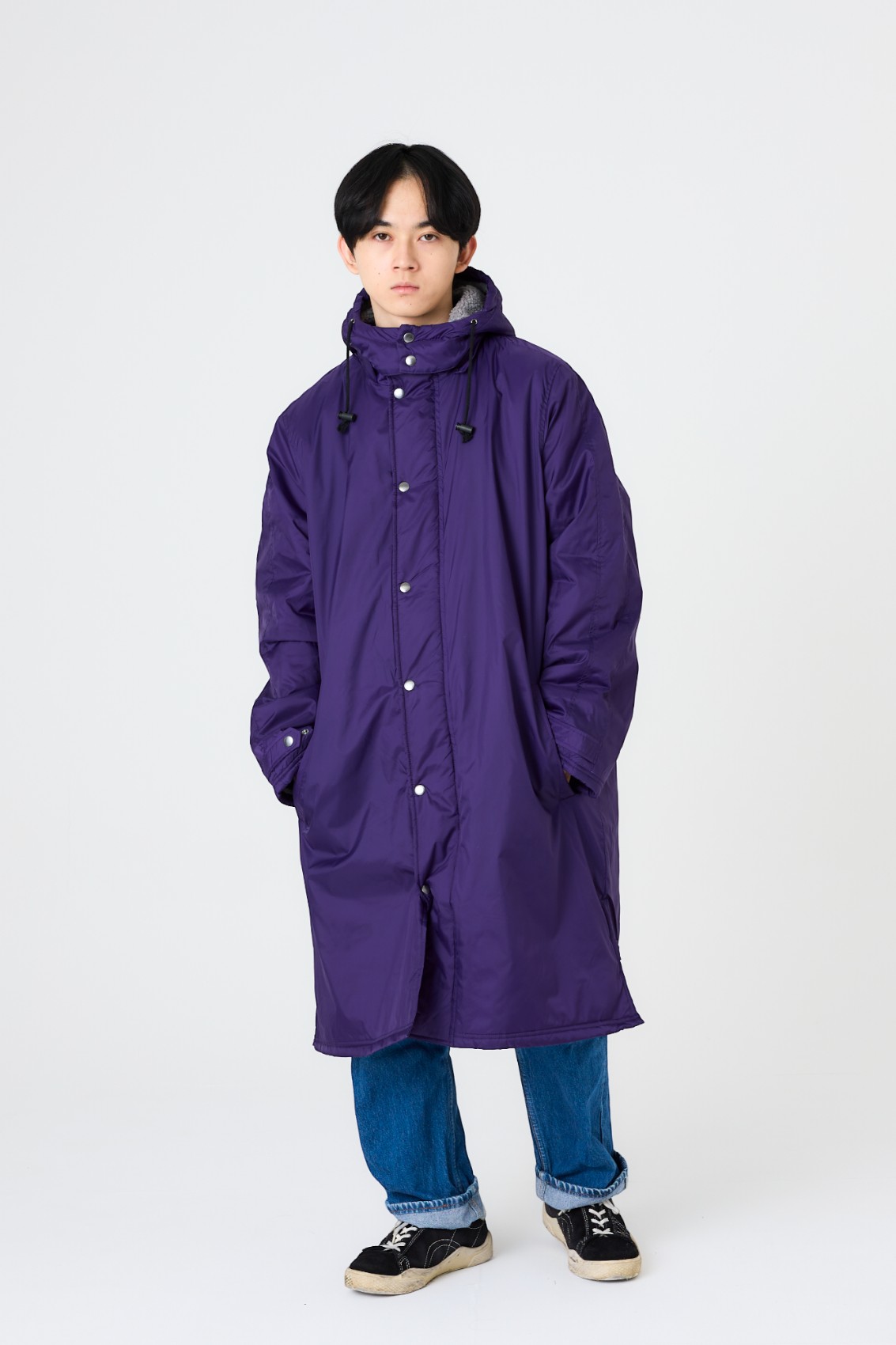 あったかボア付きベンチコート[TRUSS BCW015]｜オリジナルプリント作製